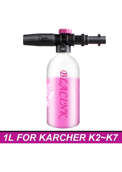 Köpük Üreteci Stili 1l Kar Köpük Lance Karcher K2 K3 K4 K5 K6 K7 Ayarlanabilir Püskürtme Memesi ile Sabun Köpüğü Jeneratörü Araba Yüksek Basınçlı Yıkayıcılar (Yurt Dışından)