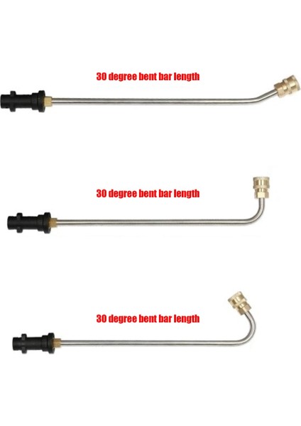 90 Derece Uzun Tip Stili Yüksek Basınçlı Yıkayıcı Için Püskürtme Memesi Ataşmanı Uzatma Değiştirme Çubuğu Püskürtme Guı Için Karcher K2-K7 Için (Yurt Dışından)
