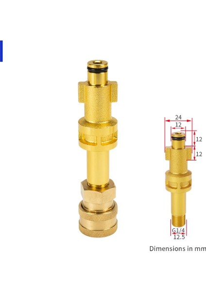 Bosch Stili Basınçlı Yıkayıcı Hızlı Bağlantı "püskürtme Tabancası Değnek Lance Bayonet Adaptörüne" Karcher Için Hızlı Bağlantı Kesme Serbest Bırakma Tertibatı (Yurt Dışından)