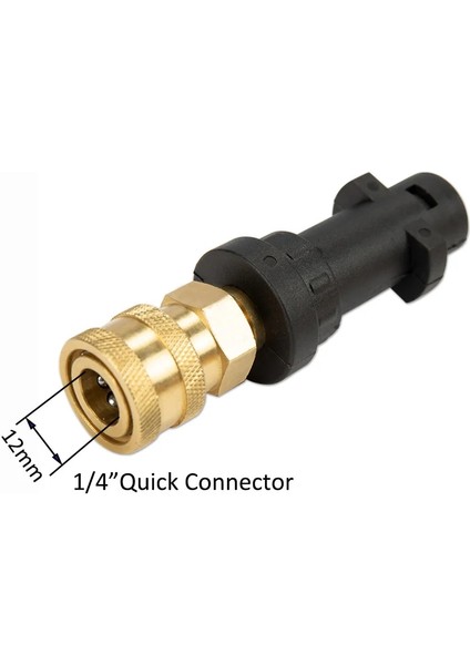 Bosch Stili Basınçlı Yıkayıcı Hızlı Bağlantı "püskürtme Tabancası Değnek Lance Bayonet Adaptörüne" Karcher Için Hızlı Bağlantı Kesme Serbest Bırakma Tertibatı (Yurt Dışından)