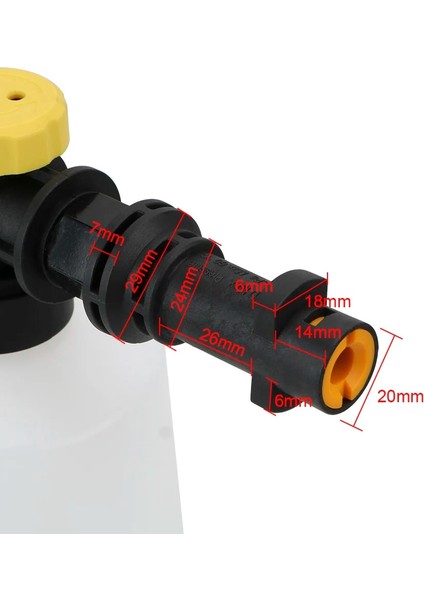 12 Adet Sünger Tarzı Karcher Için K2 K3 K4 K5 K6 K7 Ayarlanabilir Püskürtme Memesi Kar Köpük Lance 750 ml Yüksek Basınçlı Yıkama Makineleri Araba Sabun Köpüğü Jeneratörü (Yurt Dışından)
