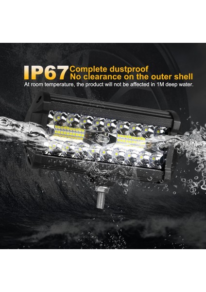1 Adet 36W Lamba Stili Nlpearl LED Light Barwork Light 54W 120W Spot LED Work Light Bar Spot Beam For Offroad Tractor Truck 4x4 Suv Jeep Atv (Yurt Dışından)