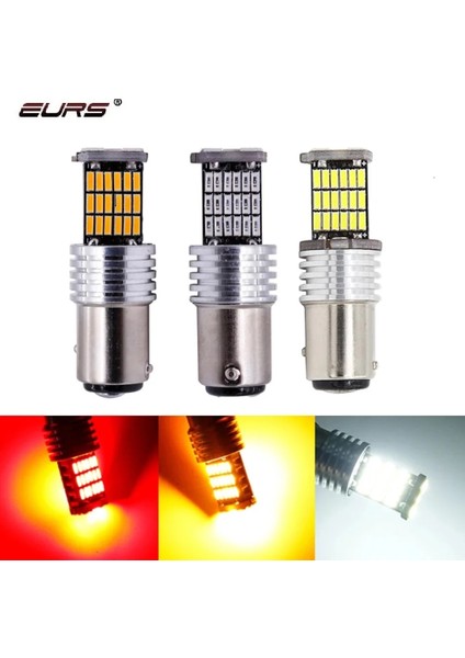 Sarı Stil 4014 144SMD 1 Adet Süper Parlak LED T LED Sinyal Lambası LED Ampul Canbus Fren Lambası H4 H6 LED Sis Lambası Beyaz Amber 12V (Yurt Dışından) fırsatları