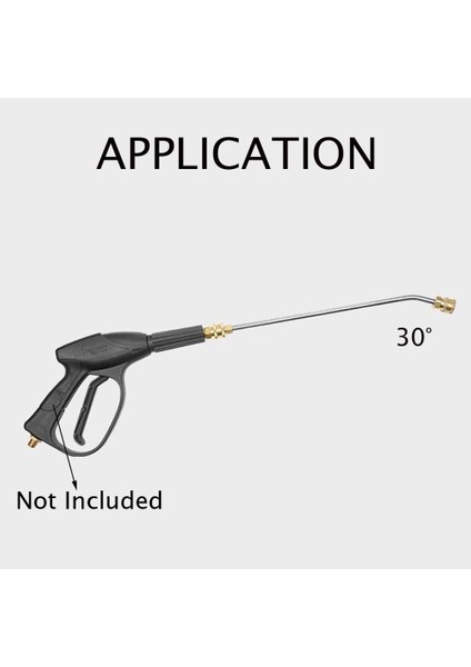 35CM Tarzı 30 Derece Eğri Çubuk Inç Hızlı Bağlantı Yüksek Basınçlı Yıkayıcı Lancewand Paslanmaz Çelik Uzatma Çubuğu Için Oluk Temizleyici (Yurt Dışından) indirimleri