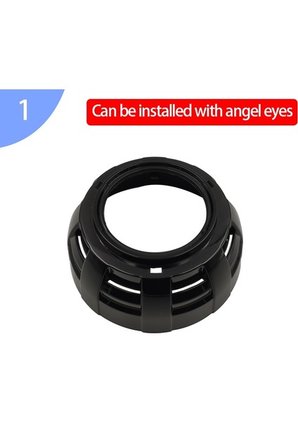 10 Numara Stil 3.es Projektör Lens Örtüleri Kolay Kurulum Hella 3 Koito Q5 Bi-Xenon Projektör Örtüsünü Gizleyin Maske Lhd Rhd Gizli Far Değiştirin (Yurt Dışından)