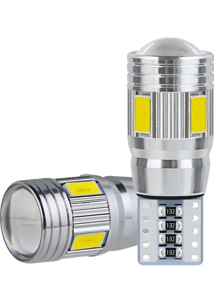 2 Adet Araba 5W5 LED Ampul T10 W5W LED Sinyal Işık Canbus 12V 6000K Otomatik Gümrükleme Kama Yan Ters Lambalar Smd Mavi (Yurt Dışından)