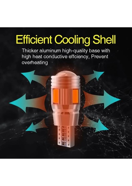 2 Adet Araba 5W5 LED Ampul T10 W5W LED Sinyal Işık Canbus 12V 6000K Otomatik Gümrükleme Kama Yan Ters Lambalar Smd Mavi (Yurt Dışından)