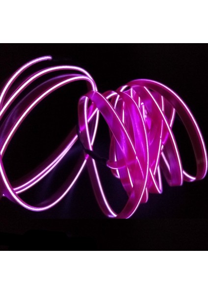 Diğer Stil Mor Jurus Renkleri Ortam Işığı Araba Aydınlatma LED Işıkları Dekorasyon Lambası Esnek Neon Işık LED Şerit 12V Tüp Kalıp Trim (Yurt Dışından)