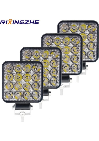 48W Çalışma Işığı 2 Adet Stil V 54W Wrok Işık LED Bar LED Lightbar Kamyon Traktör Suv Için LED 18SMD 4x4 Araba LED Farlar Aydınlatma Spot Çalışma Çubuğu (Yurt Dışından) modelleri