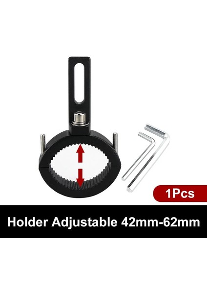 1 Adet 42-62MM Tarzı Motosiklet Far Montaj Braketi Ayarlanabilir Tampon Montaj Kelepçesi LED Işık Braketi Tutucu Desteği Phare Moto (Yurt Dışından)