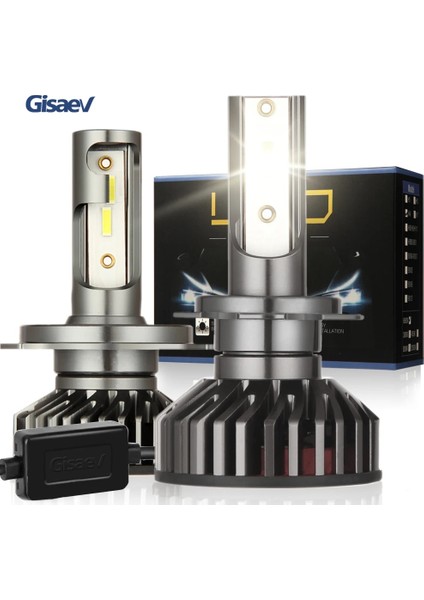 H3 Stili F2 Cob'u 2 Adet H7 Canbuk Lm F2 LED Araba Işık H4 H7 LED Canbus Hata Yok H1 H Far Turbo Oto Ampul Far 60 W (Yurt Dışından)
