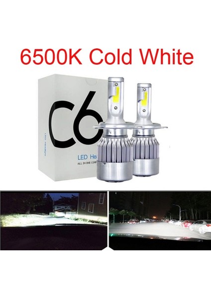 H8 Stili 6500K W 12V 8000LM H4 H16 Coche H7 LED Araba Far Ampülü H1 H13 H8 H9 H Hb Hbk 4300KAUTO Farlar (Yurt Dışından)