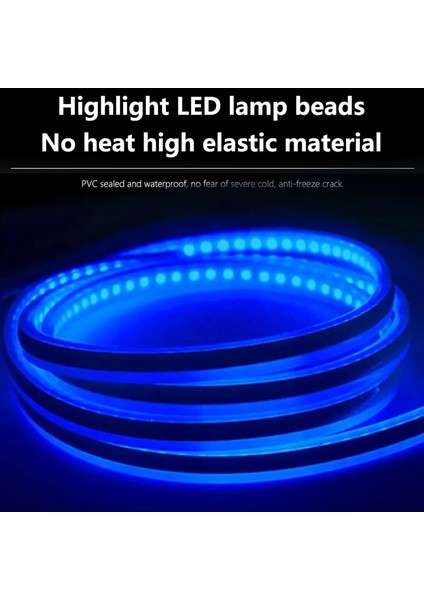 1.5 Milyon Stili Beyaz Lymoyo LED Şerit Kaput Işık Araba LED Işık Şeridi Araba Hood Esnek Gündüz Çalışan Işık Şeridi Evrensel Dekorasyon Lambası (Yurt Dışından)