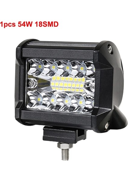 1 Adet 54W LED Bar Stili Nlpear 12V 24V LED Bar Offroad Spot Sel Combo LED Işık Barwork Işık Kamyon Araba Suv Için 4WD 4x4 Tekne Atv Barra LED Farlar (Yurt Dışından)