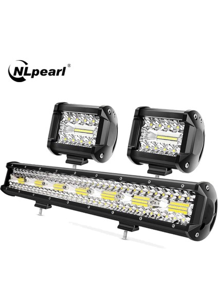 Kablolama LED 2 Tarzı Nlpearl Spot Sel LED Işık Barwork Işık 60W 180W 300W 360W 420W Araba Kamyon Için LED Işık Çubuğu Lada Nıva 4x4 Atv LED Lightbar (Yurt Dışından) fiyatları