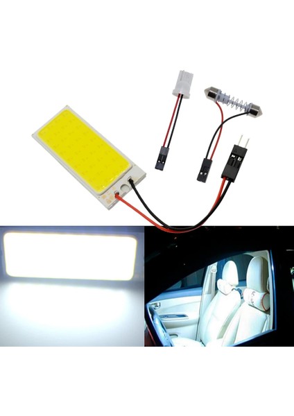 36LED Tarzı Kristal Mavi Beyaz Kırmızı T10 Cob 36LED Araba LED W5W C5W C10W Plaka Lambası Otomatik Kapı Okuma Lambası Yedekleme Ampul Kubbe Festoon Işık Gövde Lambası (Yurt Dışından) modelleri