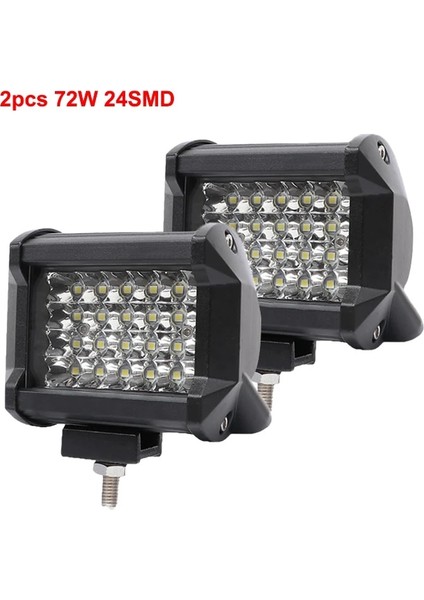 2 Adet 72W Lamba Stili Nlpearl 4'' 7'' LED Işık Barwork Işık Offroad 4x4 Jeep Kamyon Araba Traktör Tekne Için LED Bar Suv Atv Barra LED Far 12V 24V (Yurt Dışından)