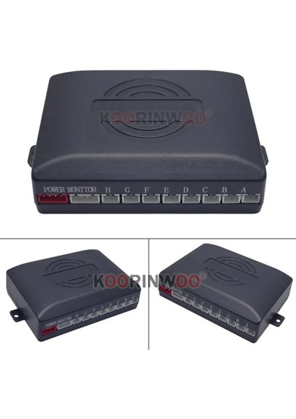 4 Sensör Stili Altın Koorinwoo Parktronic Ön Arka Radarlı Düz ​​park Sensörleri Step Hoparlör Buzzer 12V Geri Park Yardımı (Yurt Dışından) modelleri