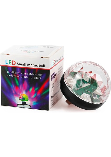 Siyah 1 Adet Mini Araba Dekorasyon Işık USB Kablosuz Rgb Işık Araba Iç Atmosfer Lambası Renkli LED Neon Işık Araba Aksesuarları (Yurt Dışından)