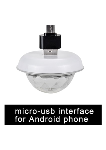 Android ile LED Rgb USB Dj Lamba Çubuğu Gece Lambası Sahne Aydınlatma Atmosfer Dekoratif Işık Mikro Disko Topu Ses Parti Projeksiyon Işıkları (Yurt Dışından)
