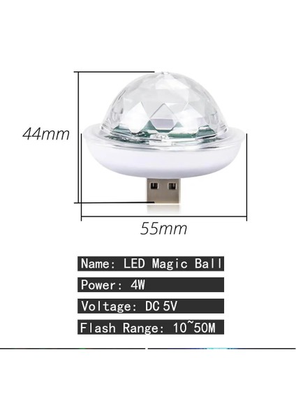 Android ile LED Rgb USB Dj Lamba Çubuğu Gece Lambası Sahne Aydınlatma Atmosfer Dekoratif Işık Mikro Disko Topu Ses Parti Projeksiyon Işıkları (Yurt Dışından)