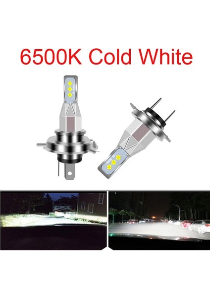 H7 Stili 6500K 2 Adet H7 H4 H11 H8 H1 H3 H6 LED Araba Far Ampul Işın 24V 12V 80W Yüksek Güçlü Araba Sis Lambası 4300K ​​6000K Otomatik Far Lm (Yurt Dışından)