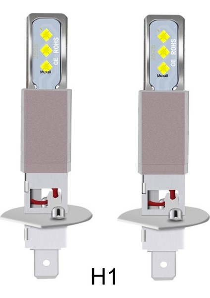 H7 Stili 6500K 2 Adet H7 H4 H11 H8 H1 H3 H6 LED Araba Far Ampul Işın 24V 12V 80W Yüksek Güçlü Araba Sis Lambası 4300K ​​6000K Otomatik Far Lm (Yurt Dışından)