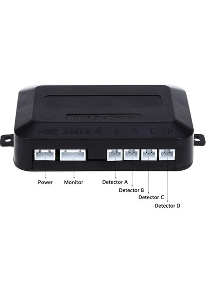 Kırmızı Park Sensörü Otopark Kiti Buzzer Sensörleri Ters Yedekleme Radar Sesli Uyarı Göstergesi Prob Sistemi 12V 7 Renk (Yurt Dışından)