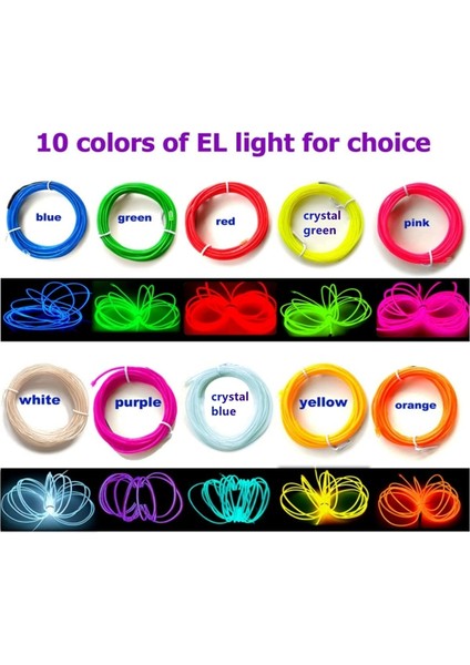 1 Metre Stili Yeşil Neon El Tel Dize Şerit Halat Tüp Işık Araba Dıy Projesi Için Esnek Ortam Işıkları Oto Dekoratif Aksesuarlar (Yurt Dışından)