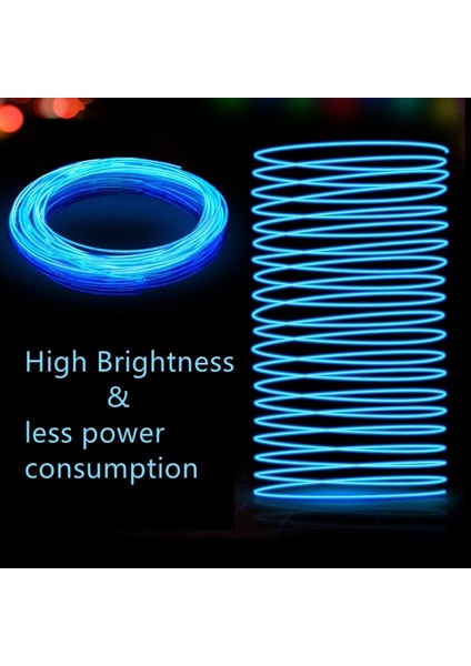 1 Metre Stili Yeşil Neon El Tel Dize Şerit Halat Tüp Işık Araba Dıy Projesi Için Esnek Ortam Işıkları Oto Dekoratif Aksesuarlar (Yurt Dışından)