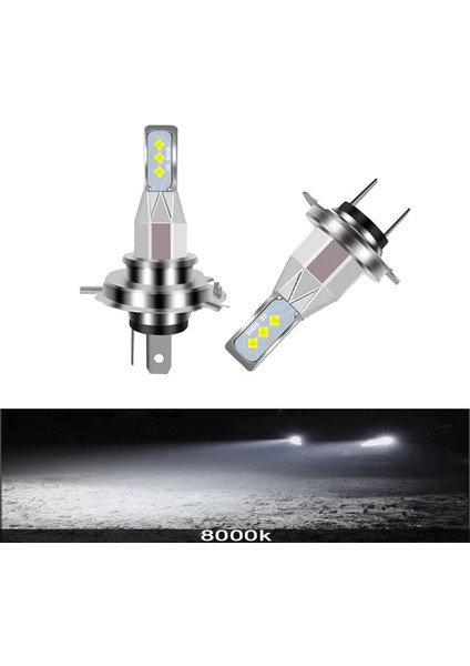 H9 Stili 8000K W Lm Araba LED Far H1 H3 H4 H7 H8 H Hb Hb4 Uzun Far Oto Işıkları Ampul Otomobiller Turbo Sis Lambası (Yurt Dışından)