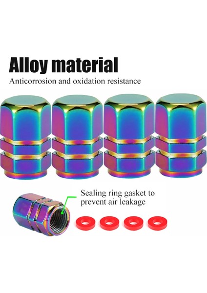 No.9 Tarzı Dsycar Et Renkli Araba Moto Bisiklet Lastik Tekerlek Vana Kapağı Toz Kapağı Araba Lastik Vana Kök Kapakları Araba Styling (Yurt Dışından) fırsatları