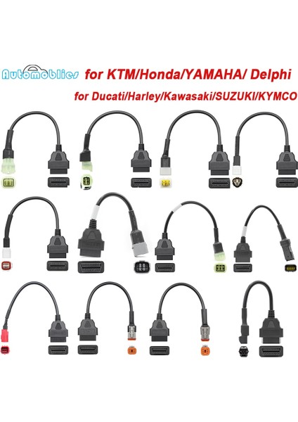 Yamaha 3pin Stili Için Obd2 Konektörü Ktm Motosiklet Motobike Için Yamahahondaharleyducatikawasaki Obd Oto Araçları Moto Uzatma Kablosu (Yurt Dışından) fiyatları