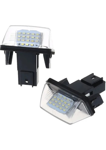 Plaka Işık 18 LED Lisans Sertifikası Etiketi Peugeot Citroen Için Numara Lambası (Yurt Dışından)