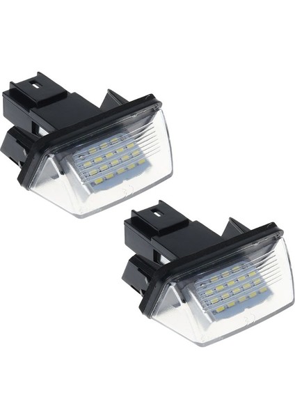 Plaka Işık 18 LED Lisans Sertifikası Etiketi Peugeot Citroen Için Numara Lambası (Yurt Dışından)