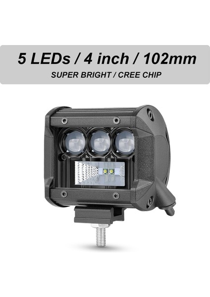 1 ADET-5LED-50W Tarzı Nlpearl LED Işık Barwork Işık LED Bar 5d Cree 50W 100W 200W Offroad Jeep 4x4 Atv Kamyon Traktörler Için LED Çalışma Işığı 12V 24V (Yurt Dışından)