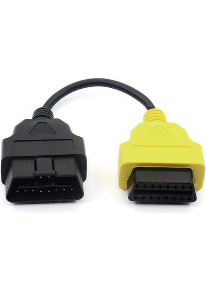Sarı Stil Fiatecuscan Için 6 Renkli Otomatik Obd2 Konnektör Teşhis Adaptör Kablosu ve Fi-At Al-Fa Ro-Meo ve Lan-Cia Için Ecu Taraması (Yurt Dışından)