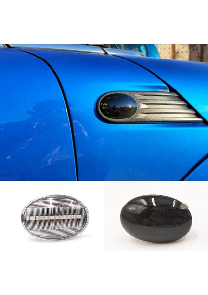 Dinamik Sinyal Stili Kabuğu Temizle 2 Adet Akan Dönüş Sinyali Işık Dinamik LED Yan Işaretleyici Yan Gösterge Flaşör Bmw Mını Cooper Için R55 R56 R57 R58 R59 (Yurt Dışından) fiyatları