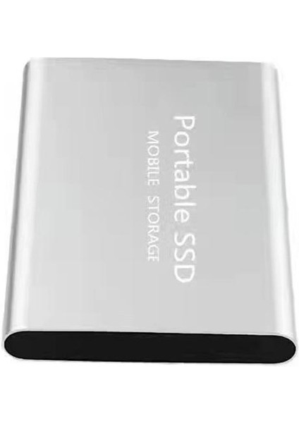 Gümüş Tarzı 4tb 8tb 500GB 4tb Taşınabilir SSD Harici Sabit Disk For Laptoptype-C USB 3.1 SSD Sabit Disk Masaüstü Pc Için Taşınabilir SSD Flash Bellek (Yurt Dışından)