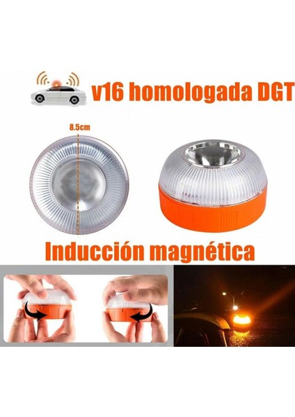 Kutu Olmadan Acil Durum Işığı V16 Homologated Dgt Onaylı Araba Yardım Flaş Işaret Işığı Manyetik Indüksiyon Strobe Açık Sarı Beyaz Su Geçirmez (Yurt Dışından) fiyatları