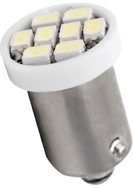 Beyaz Otomobil LED Genişlik Göstergesi BA9SW5W Smd Plaka Lambası Okuma Lambası Modifiye LED Ampul 8led Araba LED Işık (Yurt Dışından) modelleri