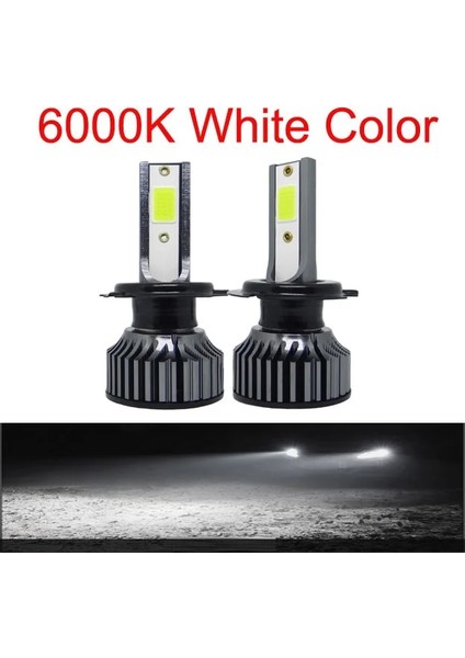 H9 Stili 2 Taraf 6000K K Lm 8000K H7 H LED Araba Farları Ampuller Oto Hb Hb4 H8 H9 H11 Ampul Turbo Farlar 12V 24V (Yurt Dışından)