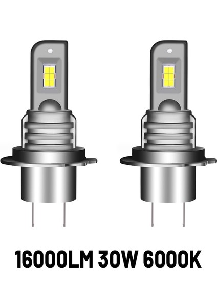 H7 Stili 16000LM 30W 2 Adet H7 LED Far Kiti 50W Lm H4 Yüksek Kısa Huzme Ampuller H1 H11 H Hb Hb4 Araba Lamk Beyaz 1:1 Tak ve Çalıştır (Yurt Dışından)