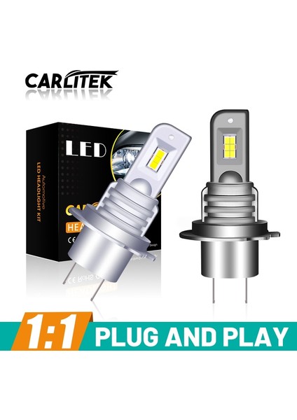 H7 Stili 16000LM 30W 2 Adet H7 LED Far Kiti 50W Lm H4 Yüksek Kısa Huzme Ampuller H1 H11 H Hb Hb4 Araba Lamk Beyaz 1:1 Tak ve Çalıştır (Yurt Dışından) fiyatları