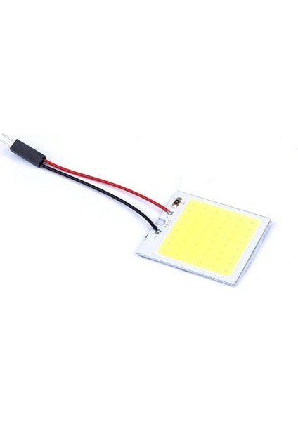 T10 48 Işıklar Araba Oto LED Ev Lambası Cob Lamba Panosu T10 Çift Uçlu LED Çatı Lambası 3W 12V 0.12A Cob Kurulu LED Lamba LED Tüp (Yurt Dışından)