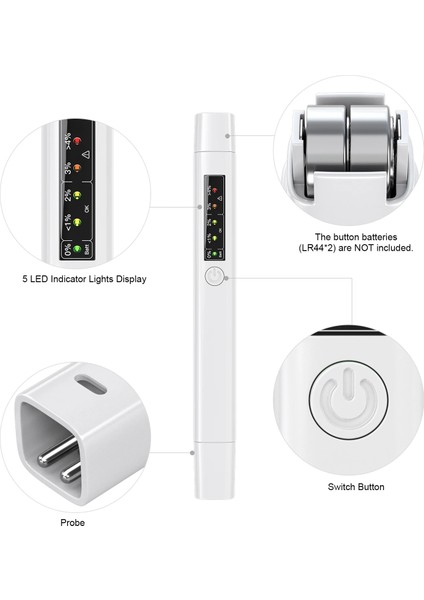 2022 Yeni Araba Fren Hidroliği Aracı 5 DOT3DOT4 Için LED Testi 5leds Göstergesi Araç Testi Pil Içinde (Yurt Dışından)