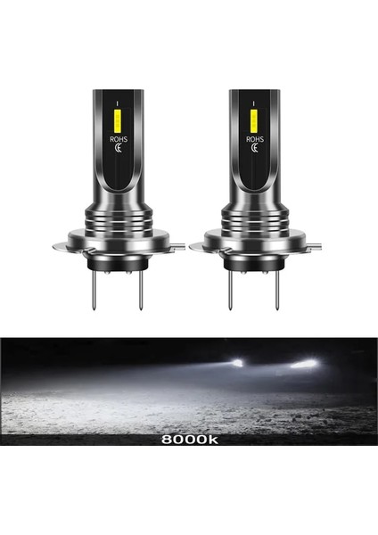 H8 Stili Altı 1860 8000K 2 Adet H4 H7 H11 H1 Turbo LED Araba Far Ampulk 6000K K Hb Hb4 H8 Oto Işıkları Otomobil Sürüş Sis Lambası (Yurt Dışından)