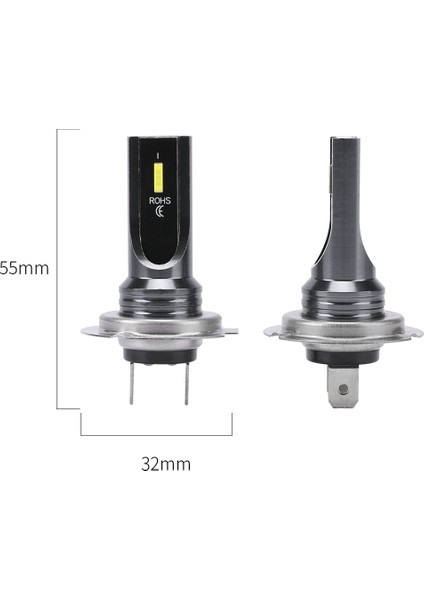 H8 Stili Altı 1860 8000K 2 Adet H4 H7 H11 H1 Turbo LED Araba Far Ampulk 6000K K Hb Hb4 H8 Oto Işıkları Otomobil Sürüş Sis Lambası (Yurt Dışından) fiyatları