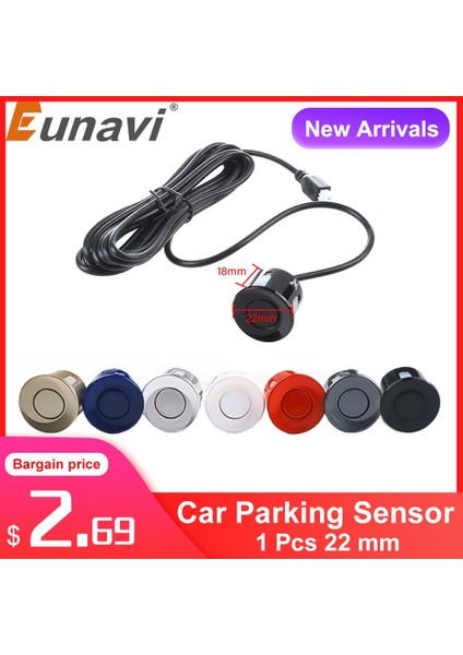 300 Mavi Eunavi Otopark Sensörü Siyah Kırmızı Mavi Gümüş Altın Beyaz Gri Şampanya Altın Rengi Tüm Arabalar Için Ters Sensör (Yurt Dışından) modelleri