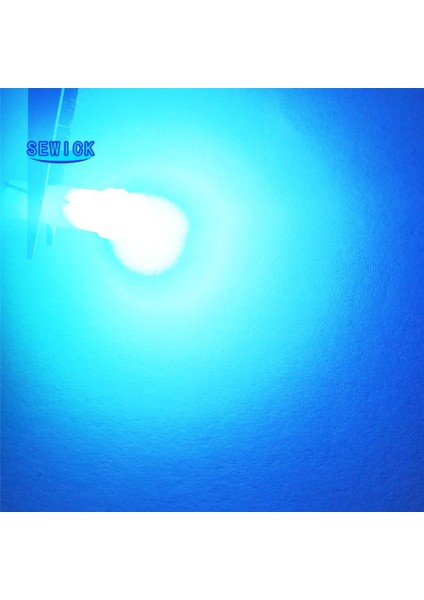 Buz Mavisi T5 LED Işıklar W1.2W W3W LED Araba Iç Işık Oto Yan Kama Pano Göstergesi Gösterge Lambası Ampul LED (Yurt Dışından)